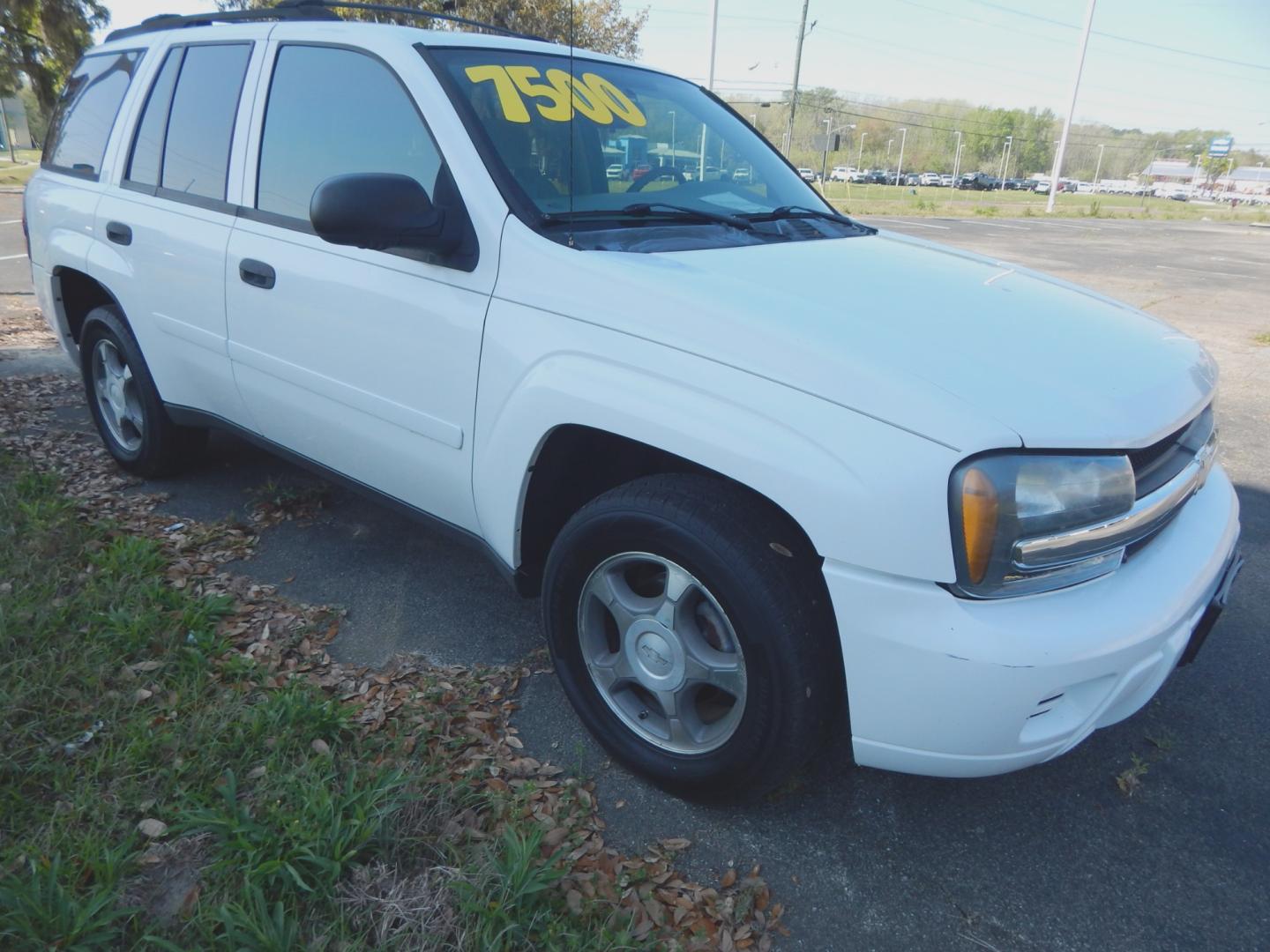 2007 White /Gray Chevrolet TrailBlazer LS (1GNDS13S772) with an 4.2L 6 cyl. engine, Automatic transmission, located at 3120 W Tennessee St, Tallahassee, FL, 32304-1002, (850) 575-6702, 30.458841, -84.349648 - Photo#0